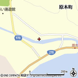 北海道函館市原木町98-1周辺の地図