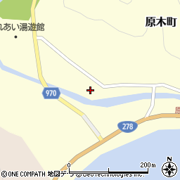 北海道函館市原木町212周辺の地図