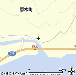 北海道函館市原木町173-2周辺の地図