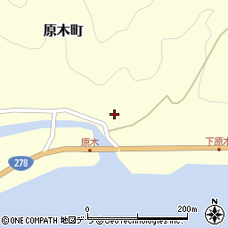 北海道函館市原木町174周辺の地図