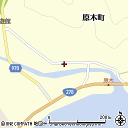 北海道函館市原木町97周辺の地図