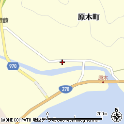北海道函館市原木町162-1周辺の地図