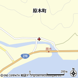 北海道函館市原木町95周辺の地図