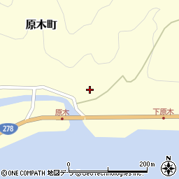 北海道函館市原木町176周辺の地図