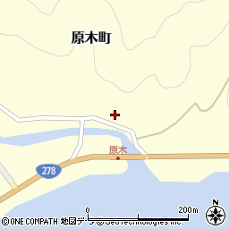 北海道函館市原木町171周辺の地図