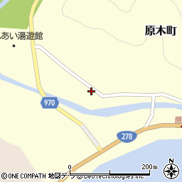北海道函館市原木町100-2周辺の地図