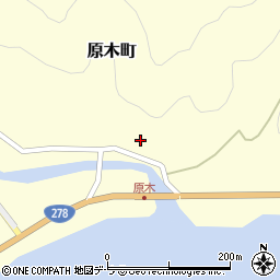 北海道函館市原木町171-1周辺の地図