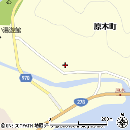 北海道函館市原木町140-1周辺の地図