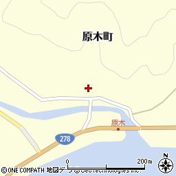 北海道函館市原木町156周辺の地図