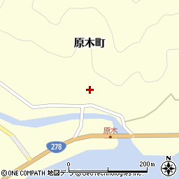 北海道函館市原木町155周辺の地図