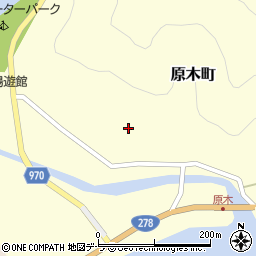 北海道函館市原木町159周辺の地図