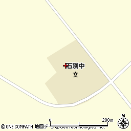 北斗市立石別中学校周辺の地図