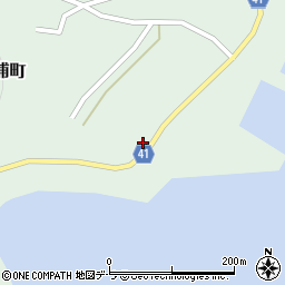 北海道函館市豊浦町105周辺の地図