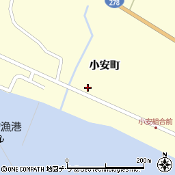 北海道函館市小安町53-1周辺の地図