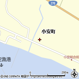 北海道函館市小安町52周辺の地図