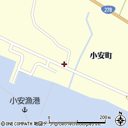 北海道函館市小安町49-4周辺の地図