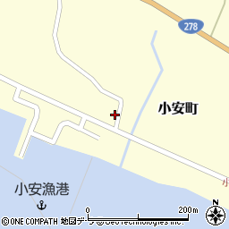 北海道函館市小安町395-4周辺の地図