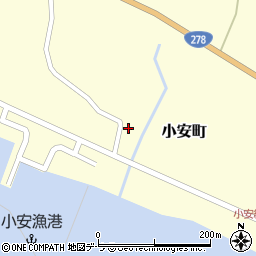 北海道函館市小安町396-6周辺の地図