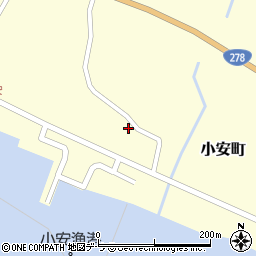 北海道函館市小安町393周辺の地図