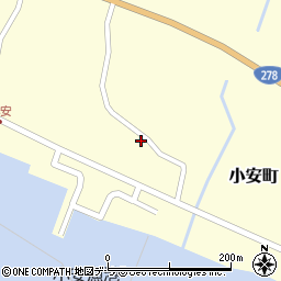 北海道函館市小安町390周辺の地図