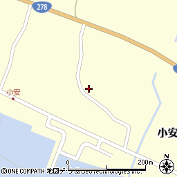 北海道函館市小安町845-4周辺の地図