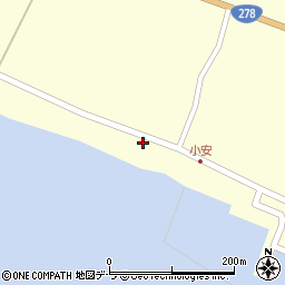 北海道函館市小安町258-7周辺の地図
