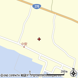 北海道函館市小安町380-1周辺の地図