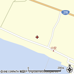 北海道函館市小安町25-2周辺の地図