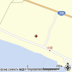 北海道函館市小安町25周辺の地図
