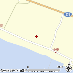 北海道函館市小安町24周辺の地図