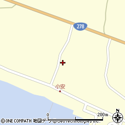 北海道函館市小安町114周辺の地図
