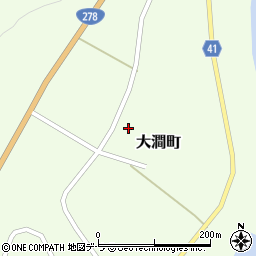 函館市役所　恵山支所尻岸内会館周辺の地図