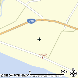 北海道函館市小安町325-4周辺の地図