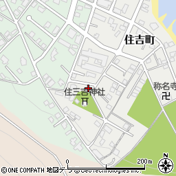 北海道函館市住吉町2-24周辺の地図