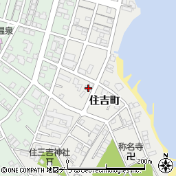 北海道函館市住吉町5-12周辺の地図