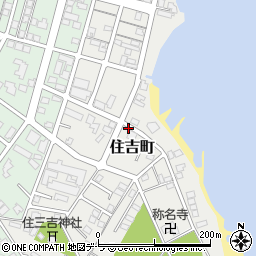 北海道函館市住吉町周辺の地図