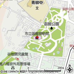市立函館博物館周辺の地図