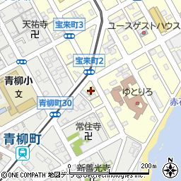セイコーマート函館宝来店周辺の地図