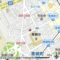 青柳町会館周辺の地図