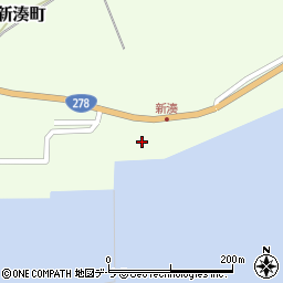 北海道函館市新湊町108-1周辺の地図