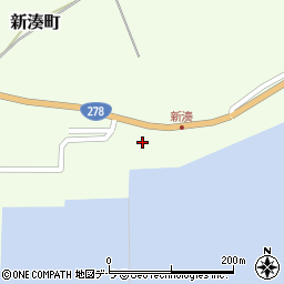 北海道函館市新湊町104-1周辺の地図