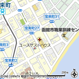 スーパー魚長生鮮夢市場宝来店周辺の地図