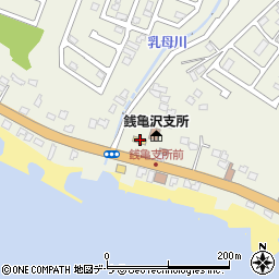 セイコーマート函館銭亀店周辺の地図