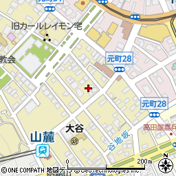 北海道函館市元町周辺の地図