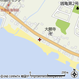 北海道函館市志海苔町208周辺の地図