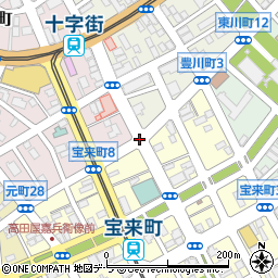 宝来町２２周辺の地図