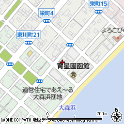 共同印刷機材株式会社　函館出張所周辺の地図