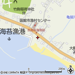 北海道函館市志海苔町180周辺の地図