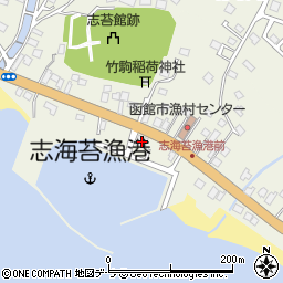 北海道函館市志海苔町159周辺の地図