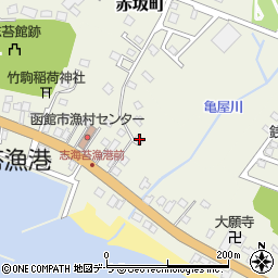 北海道函館市志海苔町463周辺の地図